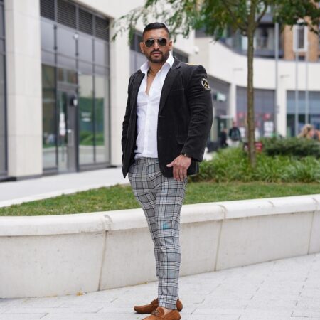 IMLimited Corduroy Black Blazer Jacket